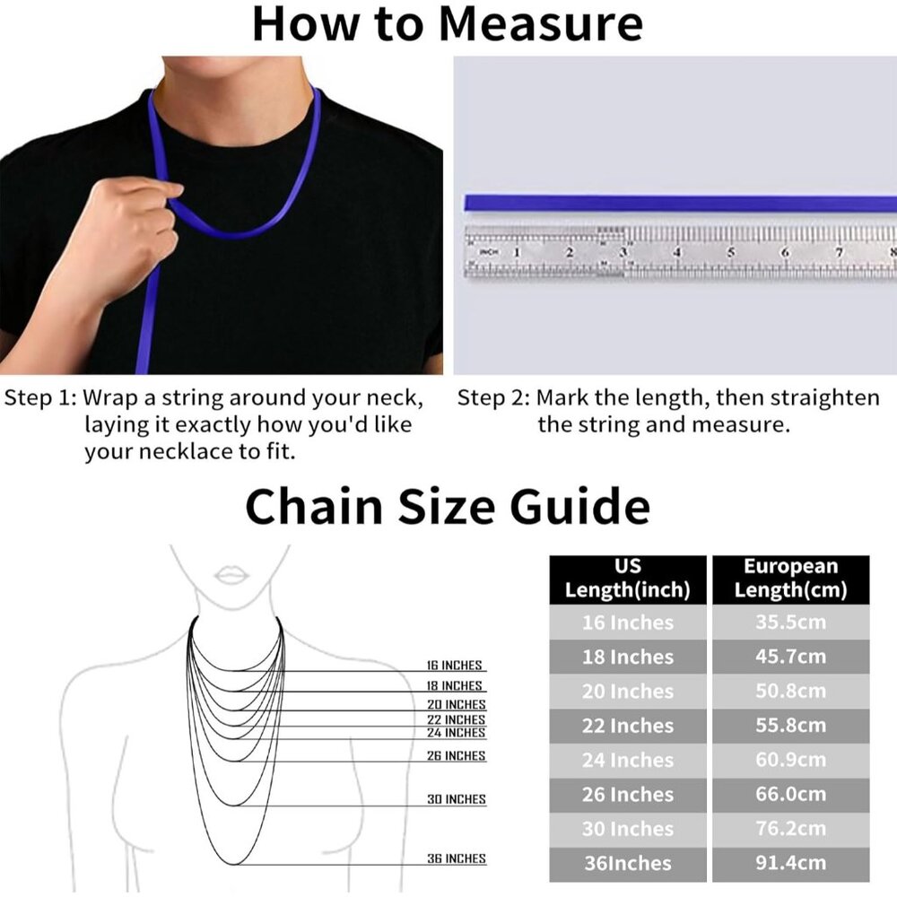 925 Sterling Silver Box Chain Necklace for Women, 1mm 0.8mm Replacement Link Cha - Picture 4 of 9